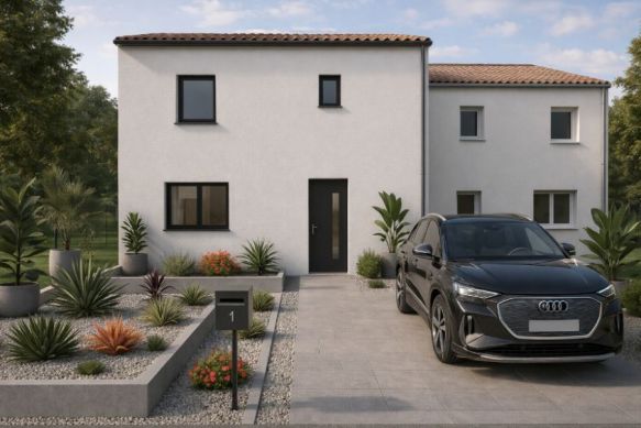 Maison neuve T4 sur une belle parcelle de 200m2 au calme