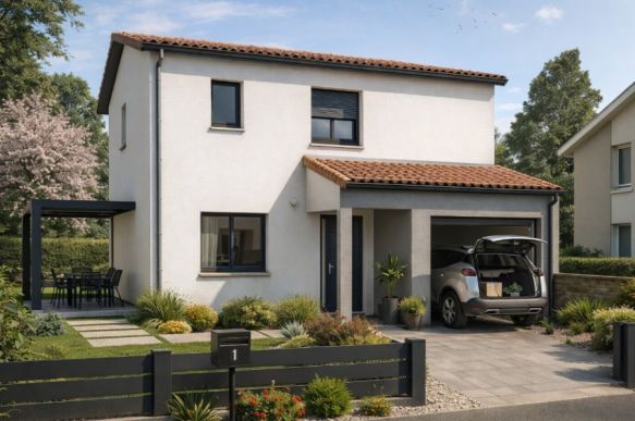 Maison 4 pièces avec garage à saint just