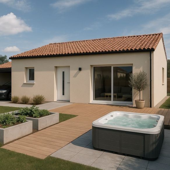 Terrain 400m2 + Maison 86m2 sur la commune de Mus