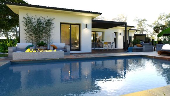Maison neuve de 100 m² à Maillane – Plain-pied avec garage sur terrain de 550 m², à deux pas du centre