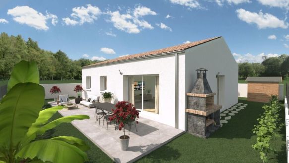 Maison contemporaine neuve 95 m² avec garage à Lignan-sur-Orb – terrain 360 m² proche Béziers