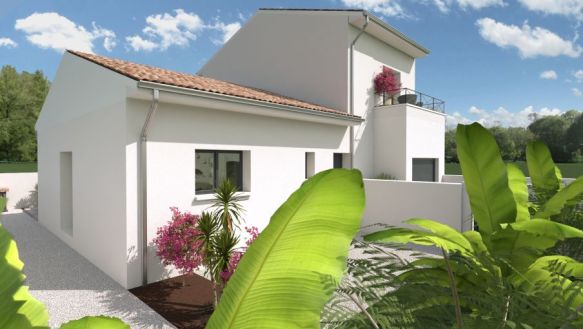 Superbe villa neuve à étage avec garage + terrain à Bessan (34550)