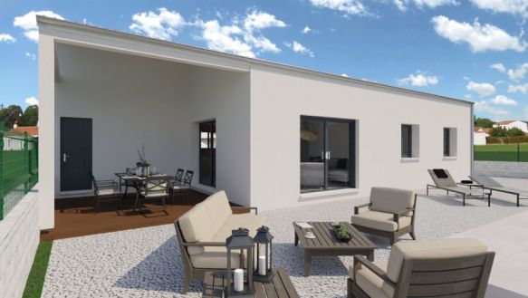 Terrain maison 80 m² Ribaute les Tavernes 3 chambres terrain 450 m² viabilisé proche écoles et commodités baisse de prix