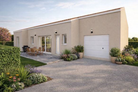 Maison neuve 105 m² avec garage sur terrain viabilisé de 515 m² à Raphèle-lès-Arles (13280) – 3 chambres, suite parentale, dernier lot disponible