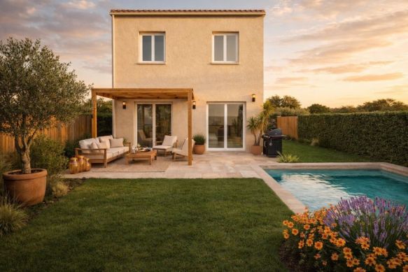 Maison 3 chambres à étage avec terrain viabilisé à Cavaillon – projet idéal primo-accédants ou investissement locatif