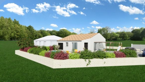 villa de plain-pied à construire sur la commune de courthezon