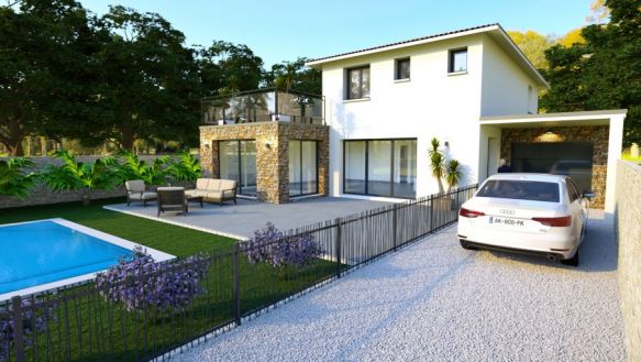 Villa 5 pièces sur magnifique terrain de 800m2