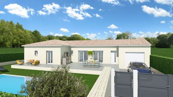 Villa Plain pied Carpentras 84