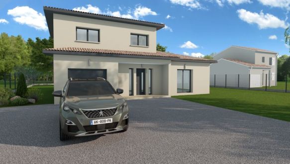 Maison neuve à étage de 150 m² avec vue sur l'étang à Istres - Terrain de 1000 m², 5 chambres, garage et normes RE2020