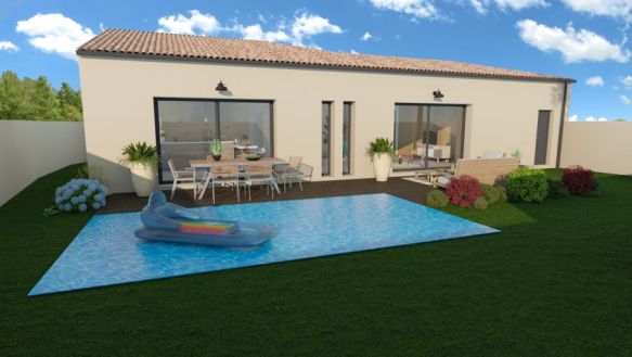 Maison traditionnelle de 96 m² à bâtir à Pélissanne, terrain viabilisé de 650 m² proche des écoles et commodités
