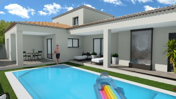 Maison neuve 120 m² avec suite parentale et garage à Saint-Rémy-de-Provence, sur terrain viabilisé de 660 m²