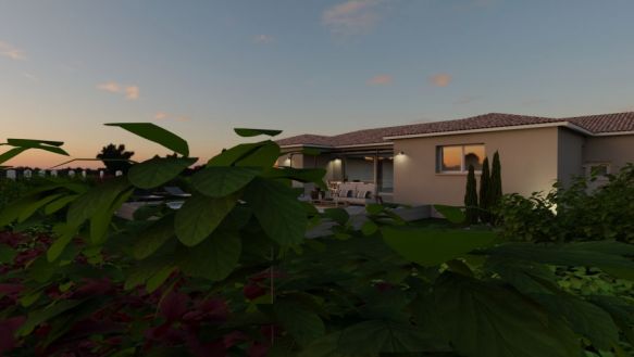 villa 154m2 et garage moderne