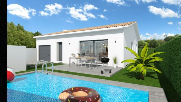 34320 Paulhan villa F3 garage en VEFA
