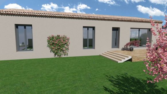 Villa a construire 86m2 dans petit village