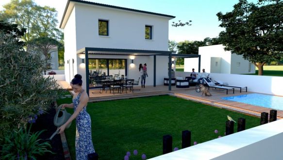Villa de 100 m² avec garage TEYRAN 34820 rare sur le secteur