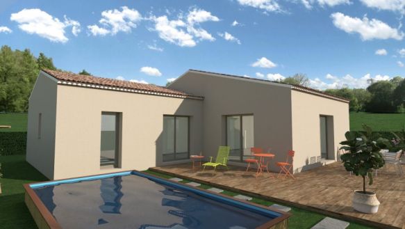 Maison de 107 M² 3 chambres dont une suite parentale sur un grand terrain à Cavaillon 84300