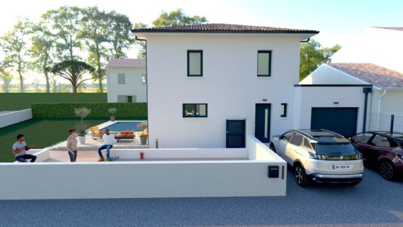 Maison neuve + terrain à Magalas