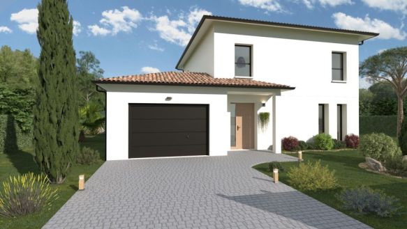 Villa à étage 110 M² et garage sur un beau terrain hors lotissement