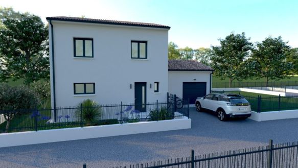Maison Neuve + Terrain à St Thibery