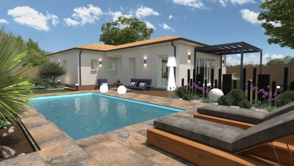 Maison traditionnelle 130 m² avec vue sur le Luberon à Cavaillon, terrain de 1900 m²