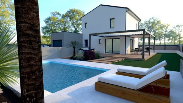 Villa Moderne de 90 m² avec garage GIGEAN 34770
