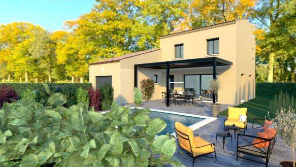 Villa à étage avec garage et suite parentale à Cabrières d'Avignon