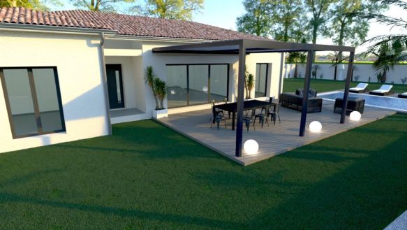 Maison neuve à Istres  110 m² 3 chambres grand terrain de 3613 m² proche commodités