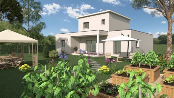 Maison moderne à Istres avec vue imprenable sur l'étang et terrain de 1000 m², 4 chambres et suite parentale