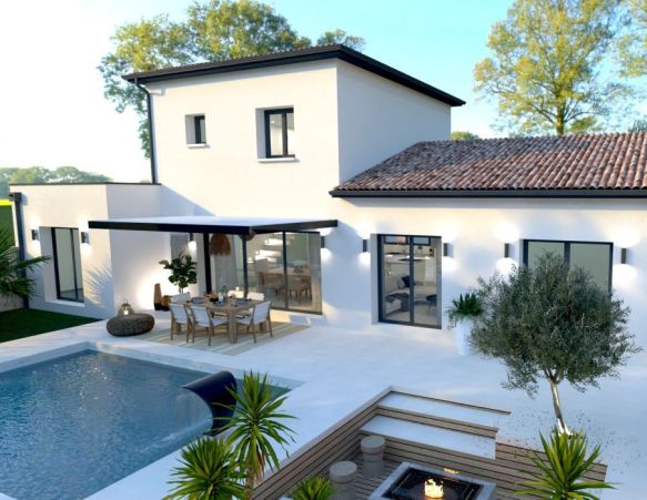 Maison contemporaine neuve 5 pièces avec suite parentale à Clermont-l’Hérault