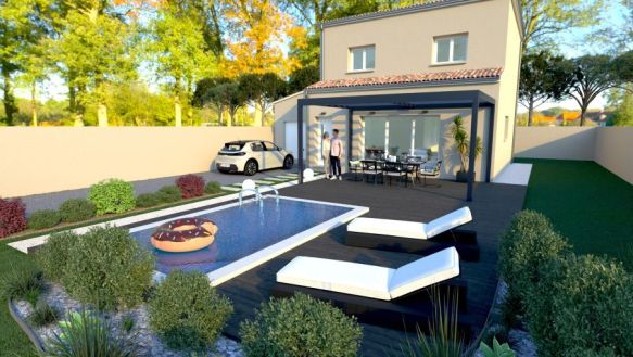 Maison neuve à Saint-Chamas 98 m² avec garage sur terrain viabilisé proche écoles et transports