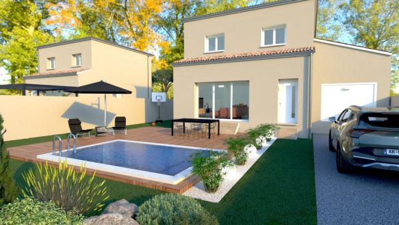 Maison traditionnelle 95 m² avec garage à bâtir aux Pennes-Mirabeau (13170) proche des commodités