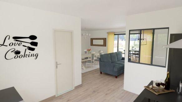 Projet de construction au Cailar 30740 sur parcelle de 279 m²
