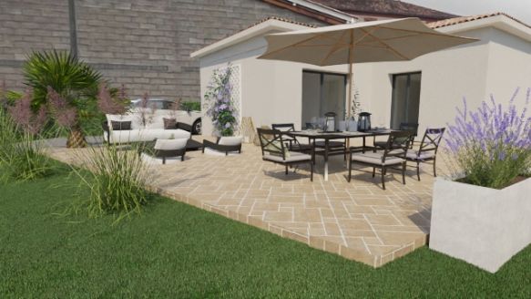 Maison neuve de plain-pied à Saint-Chaptes : 2 chambres, terrain viabilisé de 419 m², idéale primo-accédant