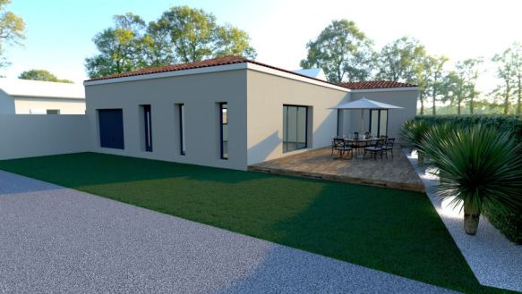 Maison plain-pied neuve de 120 m² avec garage sur terrain viabilisé de 435 m² à Les Pennes-Mirabeau, proche commodités et écoles