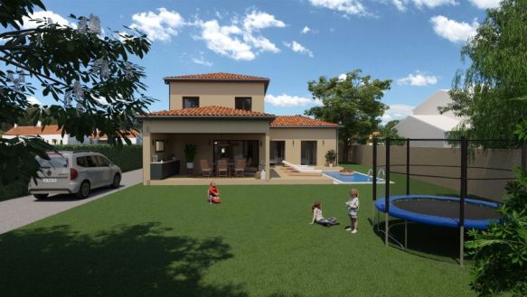 maison neuve à construire 145 m² 4 chambres suite parentale garage terrain 2199 m² proche écoles transports idéal famille