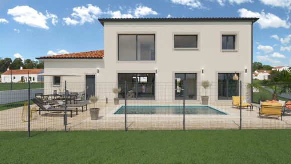 Villa + Terrain à Servian