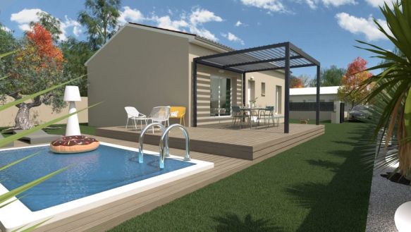 Maison traditionnelle neuve à Fuveau  86 m²  3 chambres, conforme RE2020, avec garage et terrain de 400 m²