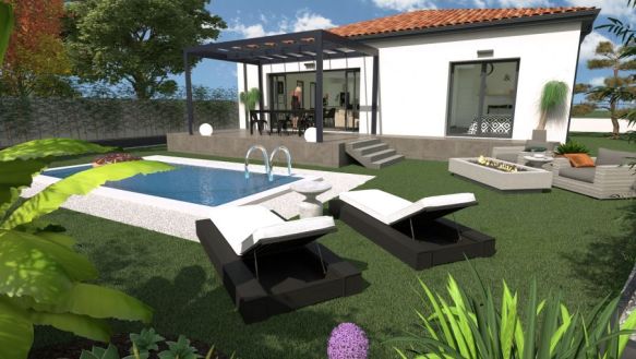 Maison neuve de 110 m² avec prestations haut de gamme sur terrain de 500 m² à Pourrières