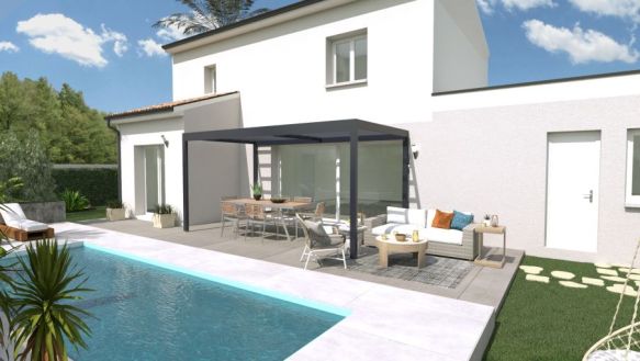 Terrain + Maison contemporaine à Vias