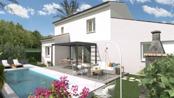 Maison contemporaine neuve avec garage spacieux à Agde, Proche mer + Terrain