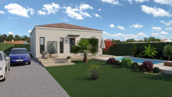 Maison neuve 105 m² avec suite parentale sur terrain de 673 m² à Le Thor – proche écoles et commodités