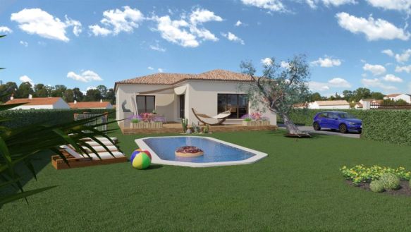 Maison neuve 140 m² avec vue à Cheval-Blanc – Grand terrain de 998 m², 4 chambres, garage et prestations haut de gamme