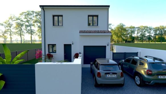 Maison à étage 100m² avec garage + terrain viabilisé