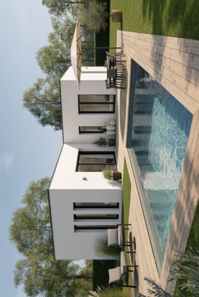 Maison plain-pied 90 m² avec 3 chambres sur terrain viabilisé à Eyguières (13430)