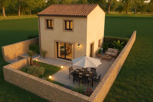 Maison traditionnelle 84 m² avec suite parentale et terrain 250 m² à Lézignan-la-Cèbe, proche commodités et plages
