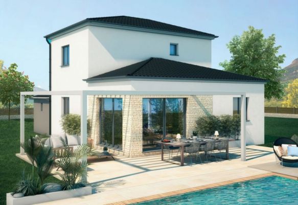 Villa 5 pièces 110m2 sur terrain de 365m2