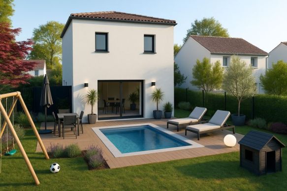 Maison étage 3 chambres à Saint Pargoire