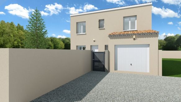 villa 84m2 sur une parcelle de 300m2 dans petit lotissement Bédarrides