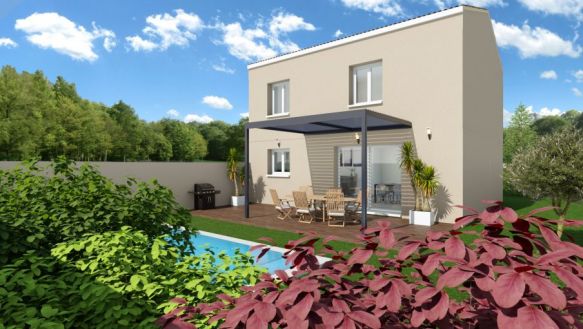 Maison à étage de 86 M² 3 chambres sur un terrain hors lotissement de 380 M² à pertuis 84120