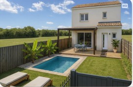 Construction étage 3 chambres et garage à Saint-Brès